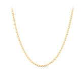 50cm Long Curb Link Chain in 9ct Yellow Gold