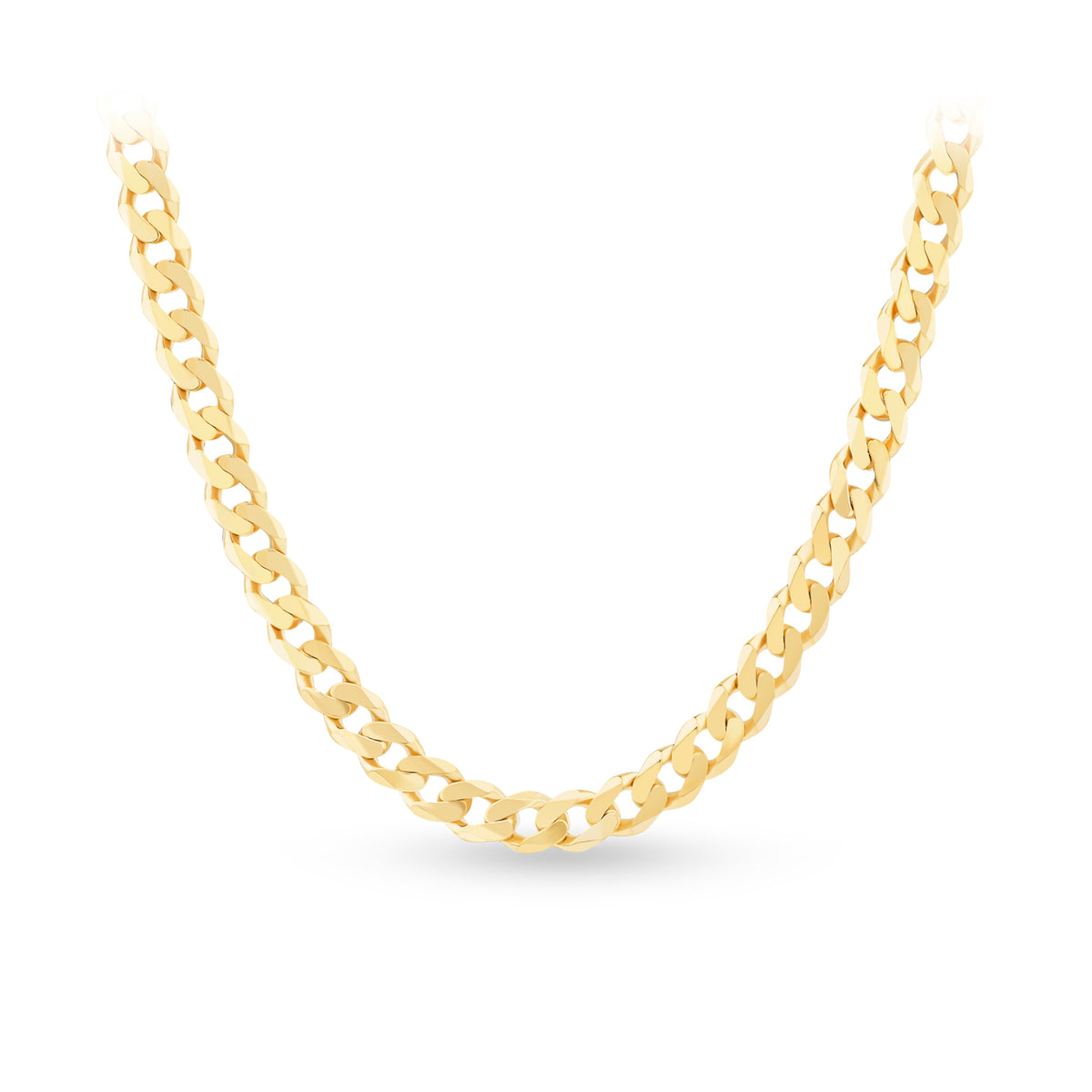 55cm Curb Link Chain in 9ct Yellow Gold