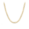 Solid Figaro Link Chain in 9ct Yellow Gold