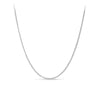 Solid Curb Link Chain in 9ct White Gold
