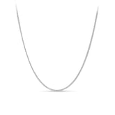 Solid Curb Link Chain in 9ct White Gold
