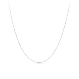 Cable Link Chain in 9ct White Gold