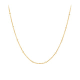 Bead Cable Chain in 9ct Yellow Gold