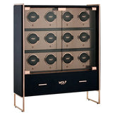 WOLF Axis 12 Piece Watch Winder Cabinet Copper | Wallace Bishop