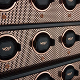 WOLF Axis 12 Piece Watch Winder Cabinet Copper | Wallace Bishop