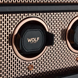 WOLF Axis 12 Piece Watch Winder Cabinet Copper | Wallace Bishop