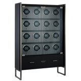 WOLF Axis 16 Piece Watch Winder Cabinet | Wallace Bishop