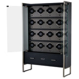WOLF Axis 16 Piece Watch Winder Cabinet | Wallace Bishop