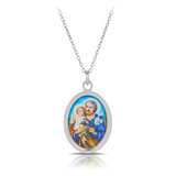 Jesus Pendant in Sterling Silver
