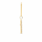 Cubic Zirconia Cross Pendant in 9ct Yellow Gold
