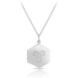 Aries Pendant in Sterling Silver