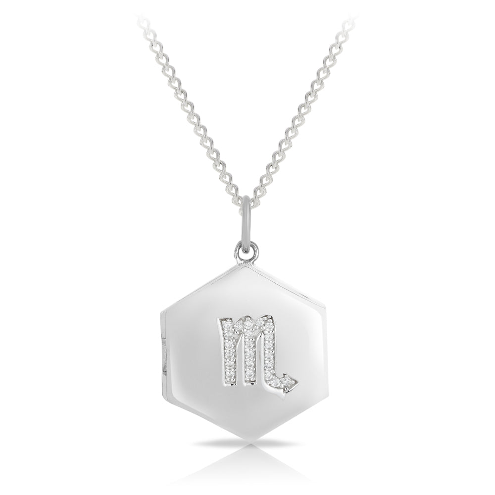 Scorpio Pendant in Sterling Silver