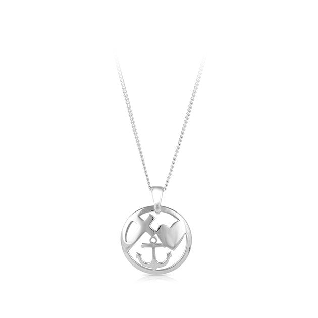 Sterling Silver Anchor Pendant