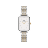 Daniel Wellington Quadro Lumine 20x26 5-Link Gold & Silver White Watch