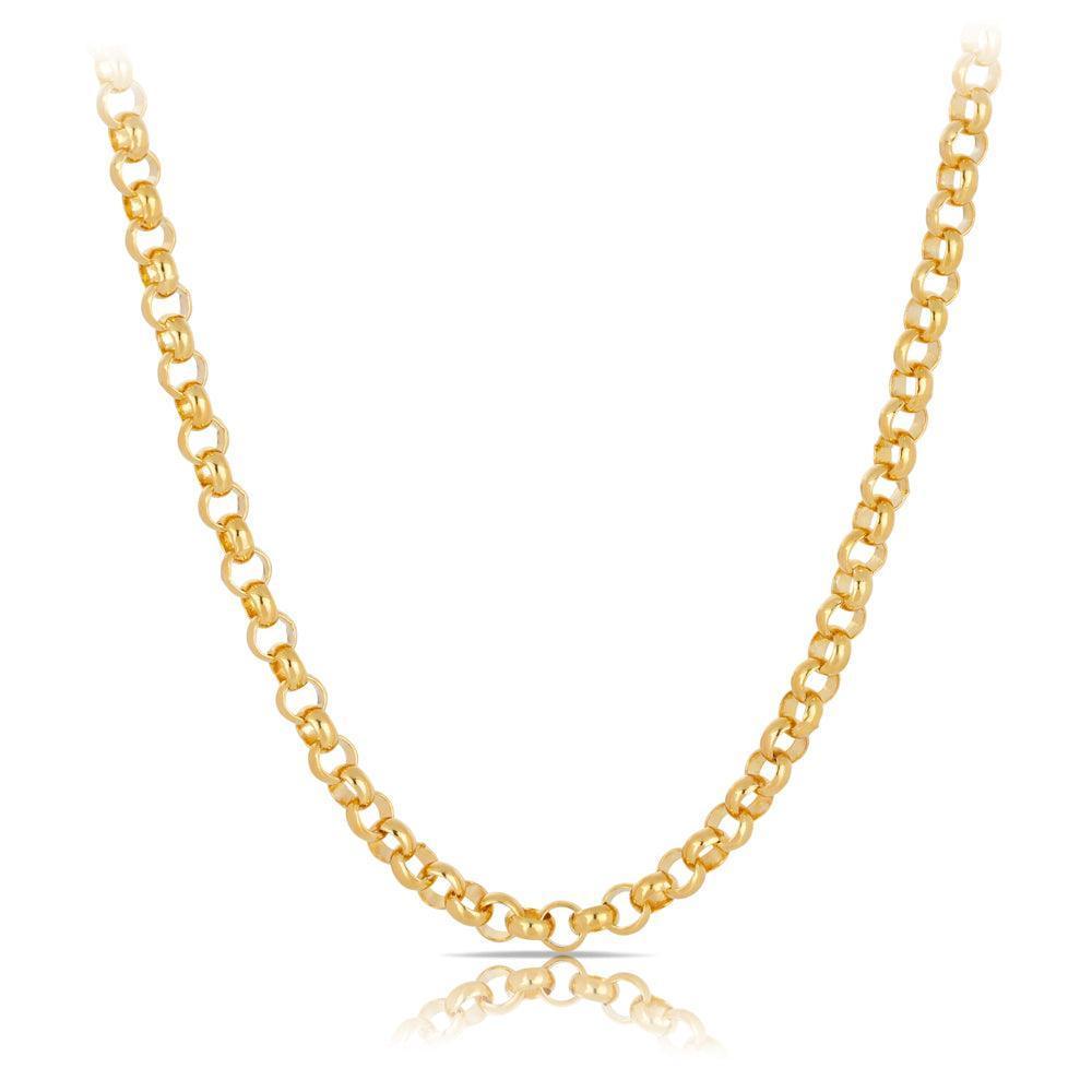 50cm Belcher Chain in 9ct Yellow Gold - Wallace Bishop