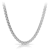 50cm Box Link Chain in Sterling Silver - Wallace Bishop