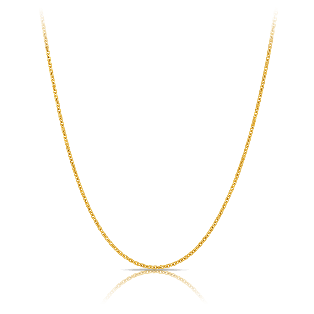 50cm Cable Chain in 9ct Yellow Gold