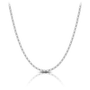 50cm Solid Belcher Chain in 9ct White Gold