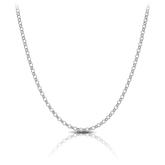 50cm Solid Belcher Chain in 9ct White Gold - Wallace Bishop
