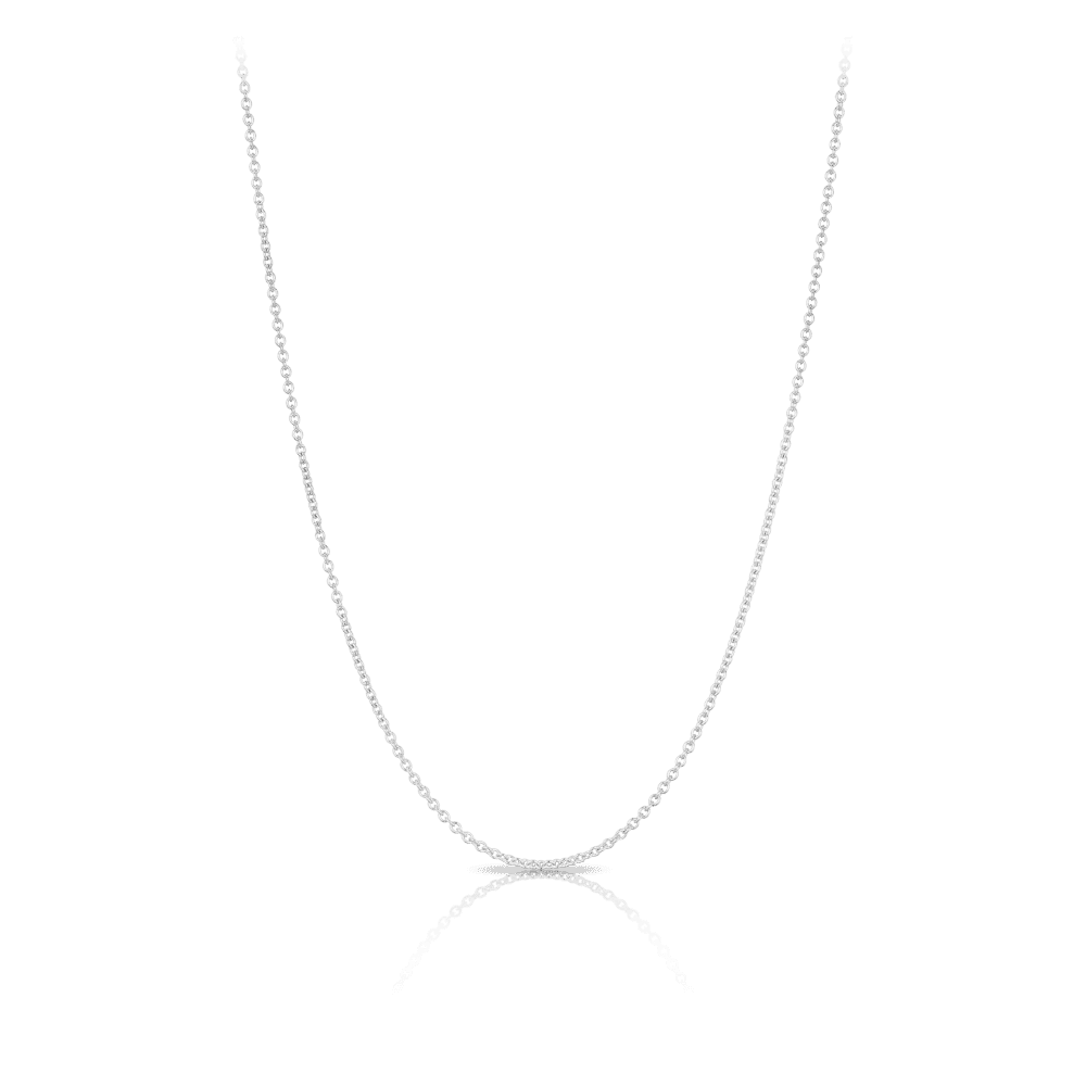 50cm Solid Cable Link Chain in Sterling Silver - Wallace Bishop