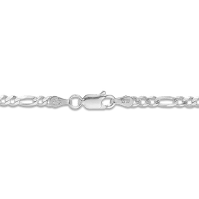 50cm Solid Figaro Link Chain in Sterling Silver - Wallace Bishop