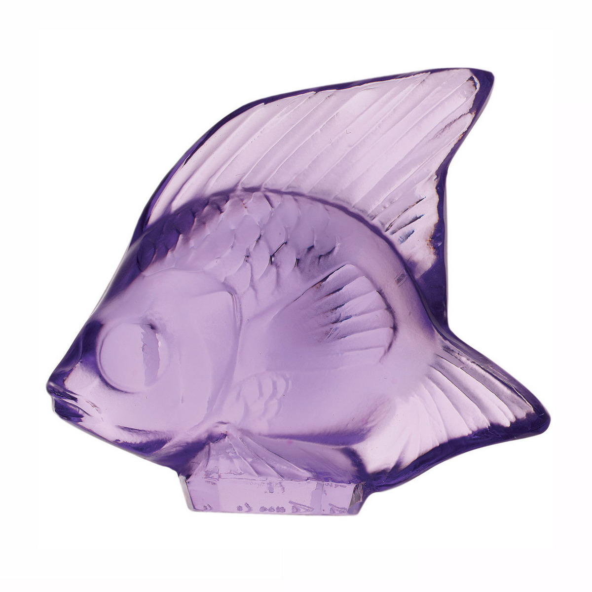 Lalique Fish Light Purple