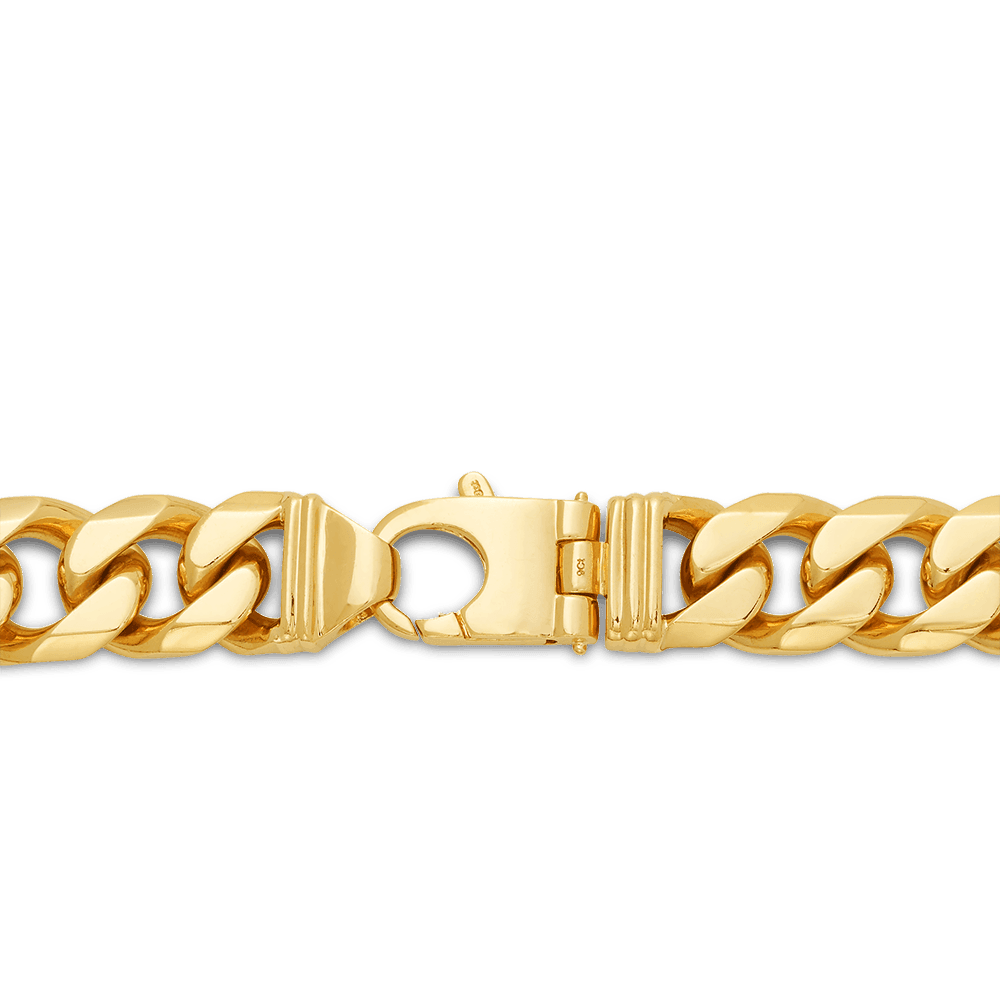 55cm Curb Chain in 9ct Yellow Gold