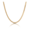 55cm Curb Link Chain in 9ct Yellow Gold