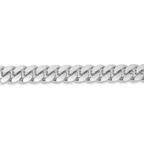 55cm Curb Link Chain in Sterling Silver - Wallace Bishop