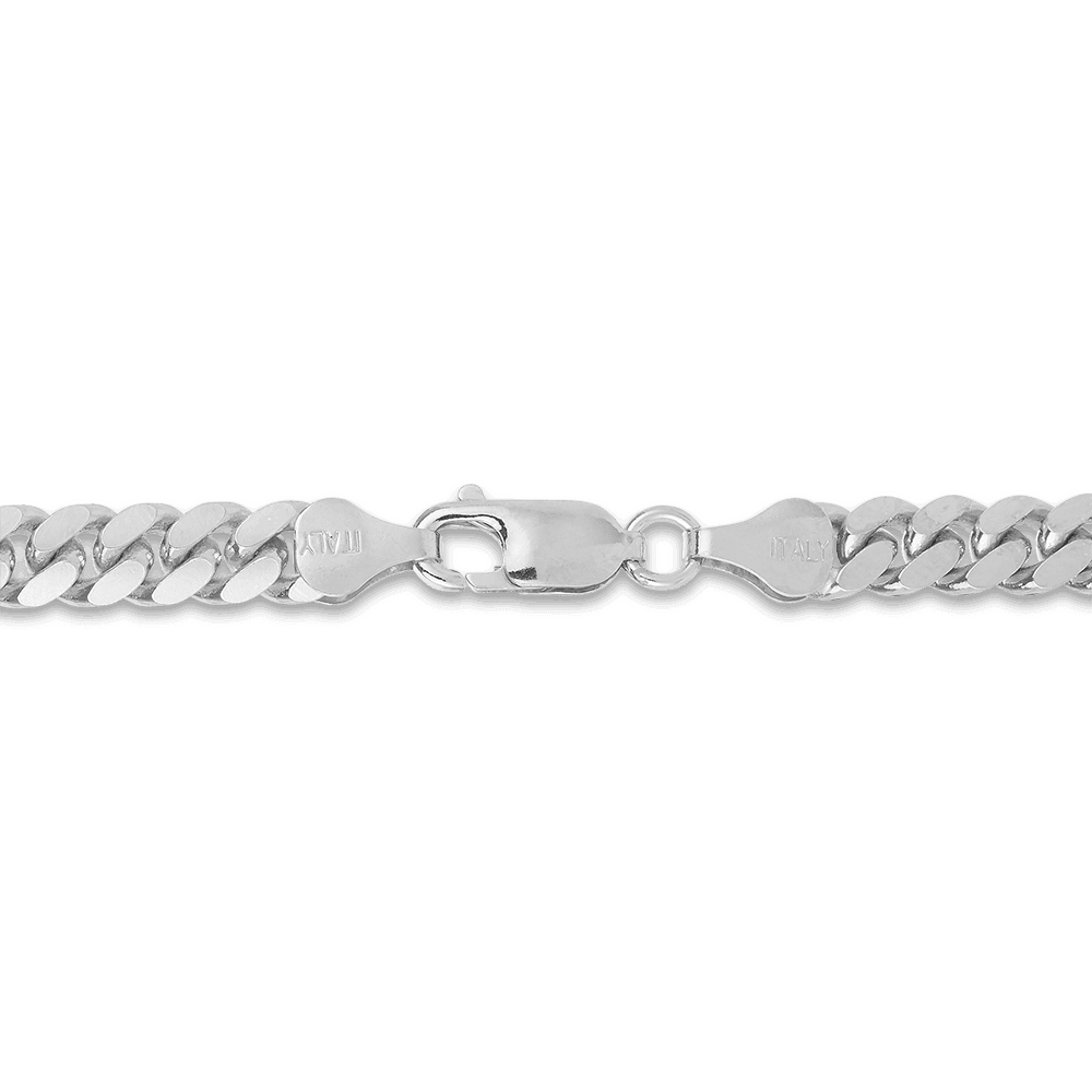 55cm Curb Link Chain in Sterling Silver - Wallace Bishop