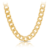 55cm Solid Curb Chain in 9ct Yellow Gold