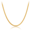 55cm Solid Curb Link Chain in 9ct Yellow Gold