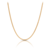 60cm Curb Link Chain in 9ct Yellow Gold - Wallace Bishop