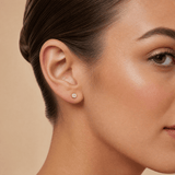 Cubic Zirconia Earrings in 9ct Yellow Gold