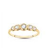Cubic Zirconia Ring in 9ct Yellow Gold