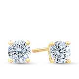 Cubic Zirconia Stud Earrings in 9ct Yellow Gold
