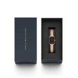 Daniel Wellington Quadro 20x26 Lumine Rose Gold Mother of Pearl Black Watch