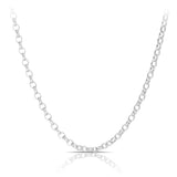 70cm Oval Belcher Link Chain in Sterling Silver