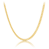 70cm Solid Curb Link Chain in 9ct Yellow Gold