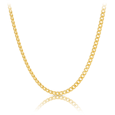 70cm Solid Curb Link Chain in 9ct Yellow Gold - Wallace Bishop