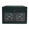 Wolf Brit Racing Green Double Watch Winder