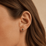 London Blue Topaz Earrings in 9ct Yellow Gold