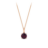 Garnet Pendant 9ct Rose Gold