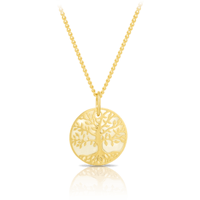 9ct Yellow Gold and Mother of Pearl Pendant - Wallace Bishop