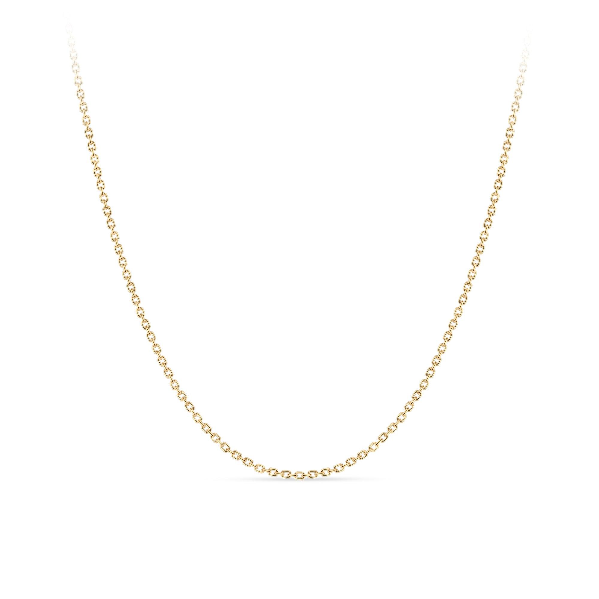 9ct Yellow Gold Cable Chain Polished Necklace