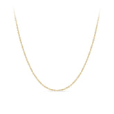 9ct Yellow Gold Cable Chain Polished Necklace - Wallace Bishop