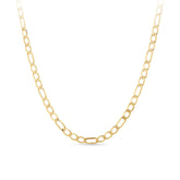 9ct Yellow Gold Figaro Pattern Chain Necklace - Wallace Bishop