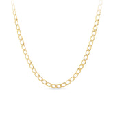 9ct Yellow Gold Polished Finish Chain Necklace - Wallace Bishop