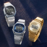 Casio Vintage Digital Watch A140WE-2A | Wallace Bishop