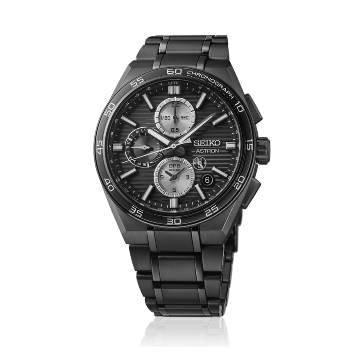 Seiko Astron Men's 44.10mm Solar GPS Watch SSH179J